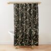 Military Pattern - Camouflage - Military Print Shower Curtain Official Military Merch