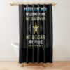 Welcome Home My Daughter Soldier Homecoming Proud Military Mom Shower Curtain Official Military Merch