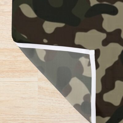 Military Pattern - Camouflage - Military Print Shower Curtain Official Military Merch