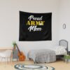 Family 365 Proud Military Mom Gift Mother Us Military Tapestry Official Military Merch