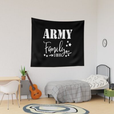 Military Family Is Forever Tapestry Official Military Merch