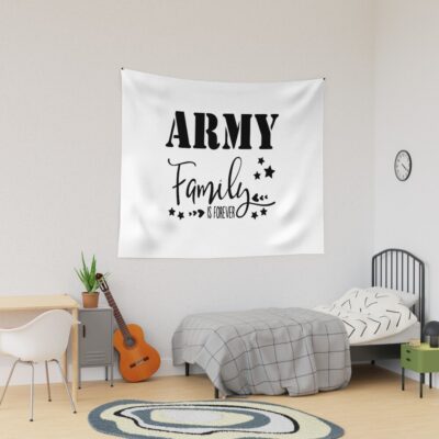 Military Family Is Forever Tapestry Official Military Merch